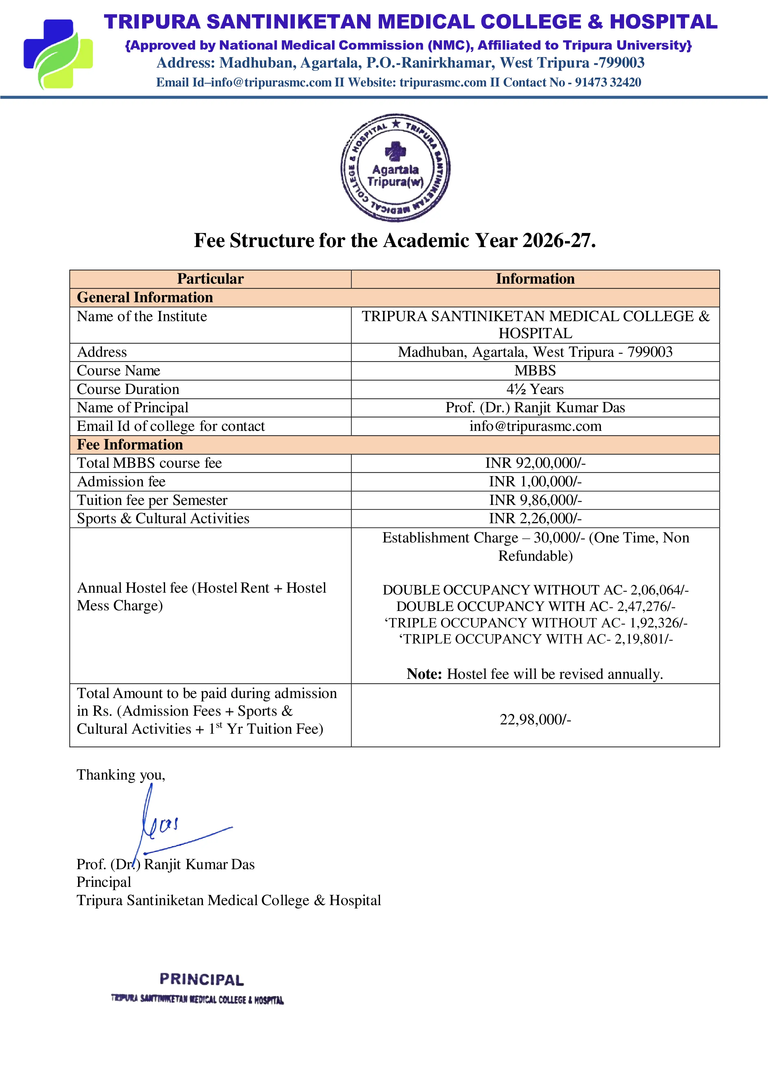 fees